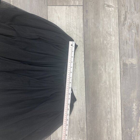 Dance Black Netted Full Skirt Sz M - Picture 9 of 11